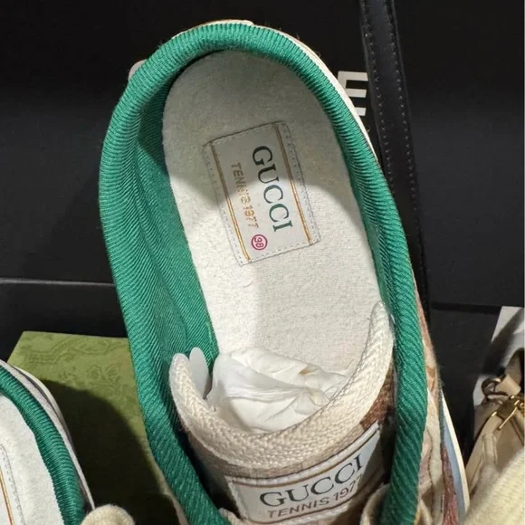 Gucci Floral Canvas Sneakers - Picture 3 of 9